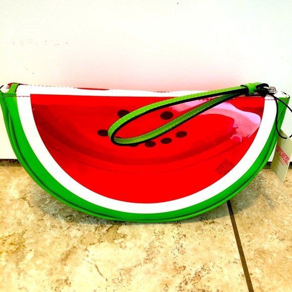 PINK Victoria's Secret RARE Watermelon Makeup Bag - Picture 5 of 6